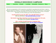Tablet Screenshot of oswald-innocent.com